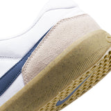 nike sb shoes force 58 (white/navy/white/gum light brown)