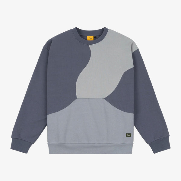 dime sweatshirt crew volcanic (dusty blue)