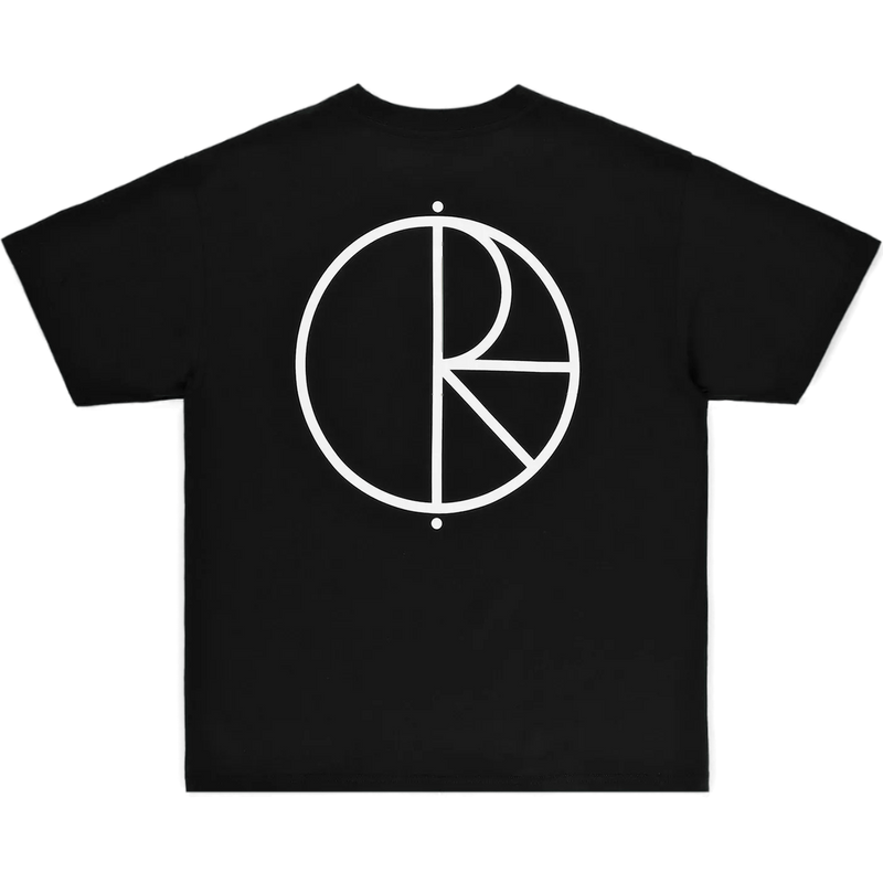 polar tee shirt stroke logo (black/white)