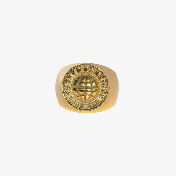 pusher ring gold plated 24k