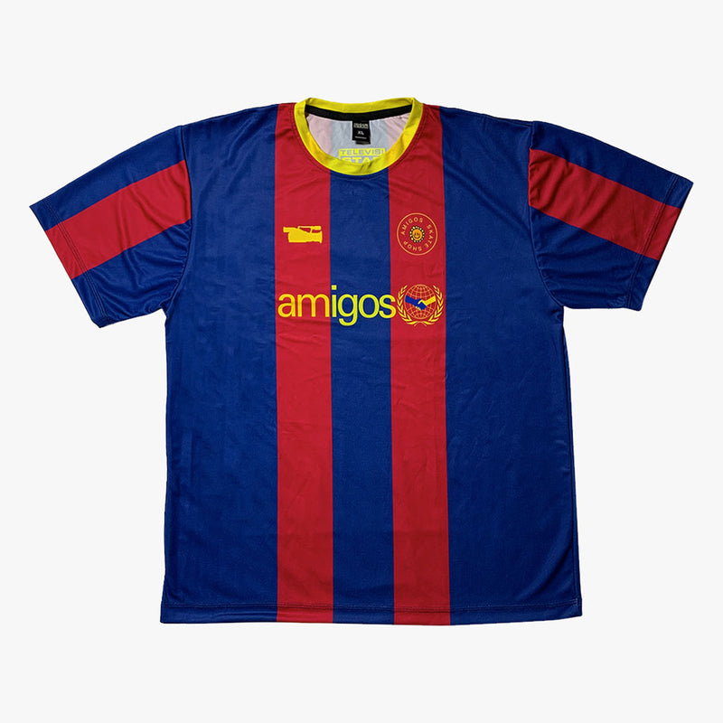 televisi star tee shirt amigos jersey soccer custom (barcelona)