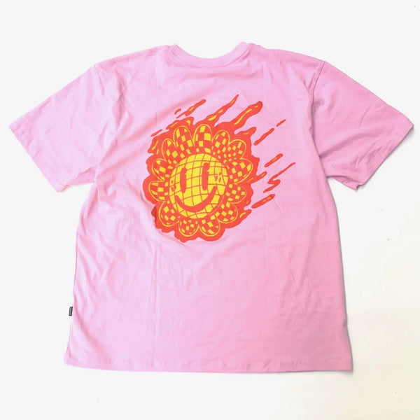 televisi star tee shirt checker (pink)