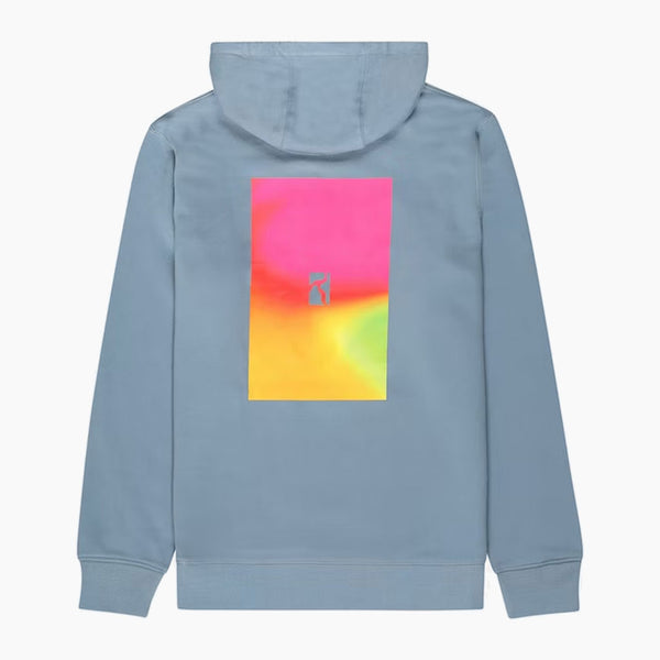 poetic collective sweatshirt hood gradient (nordic blue)