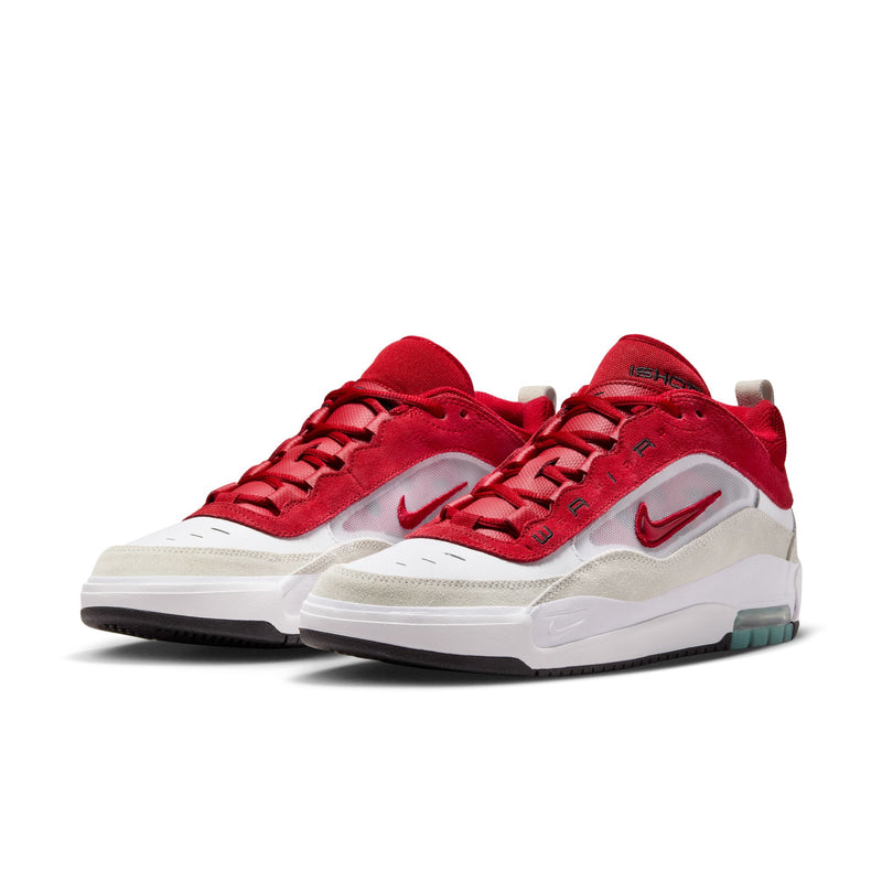 nike sb shoes air max ishod (white/varsity red/summit white)