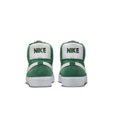 nike sb shoes zoom blazer mid (fir/white/fir/white) green suede