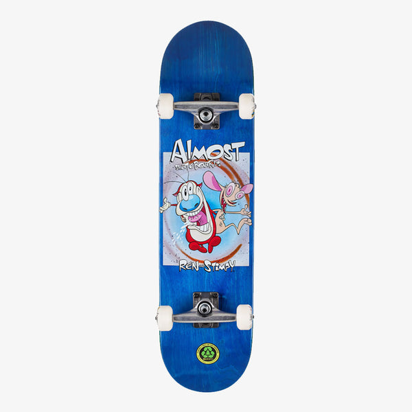almost skateboard complete ren & stimpy boxed 8