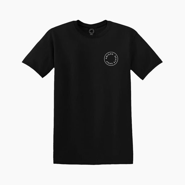 amigos tee shirt logo (black)