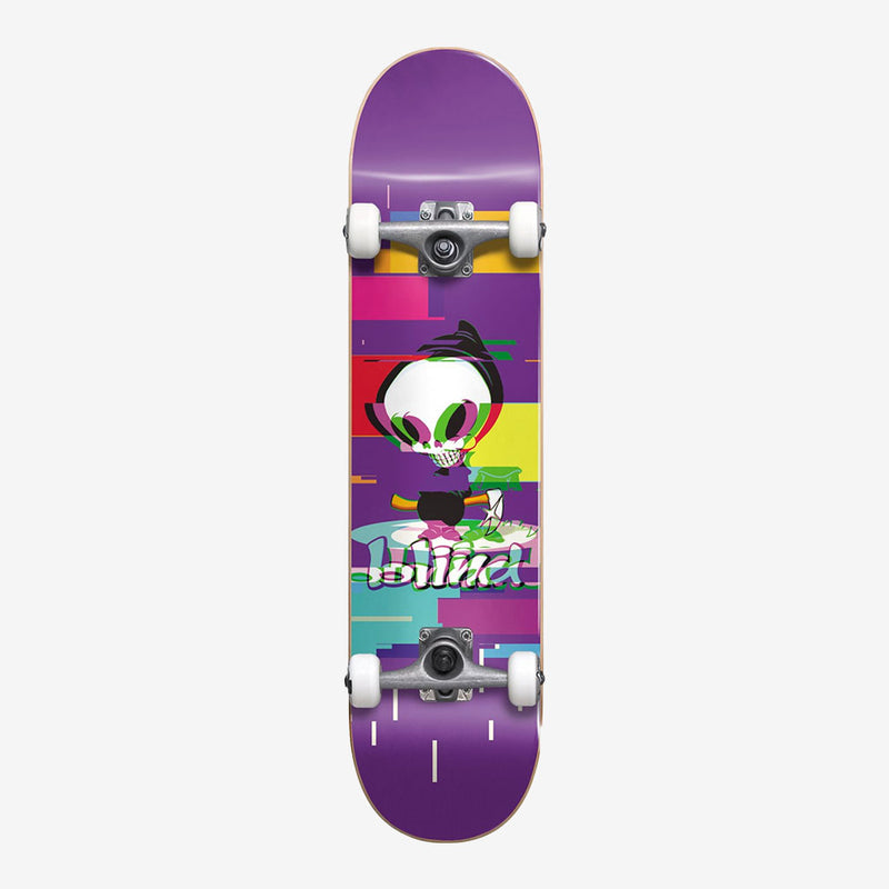 blind skateboard complete reaper glitch (purple) 7.75