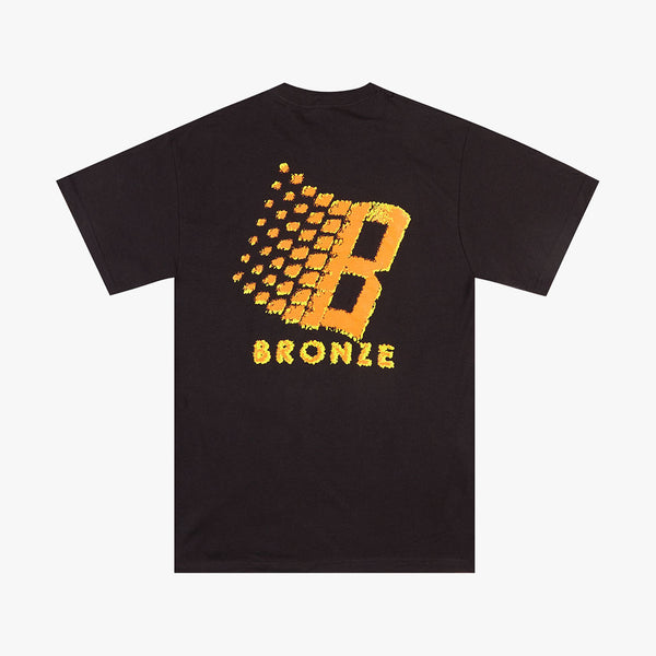 bronze 56k tee shirt B logo (black)