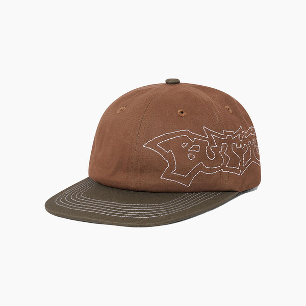 butter goods cap 6 panel yard (brown/army)