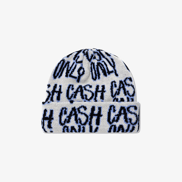 cash only beanie scratch (ash)