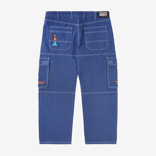 cash only pants cargo jeans aleka (washed blue)