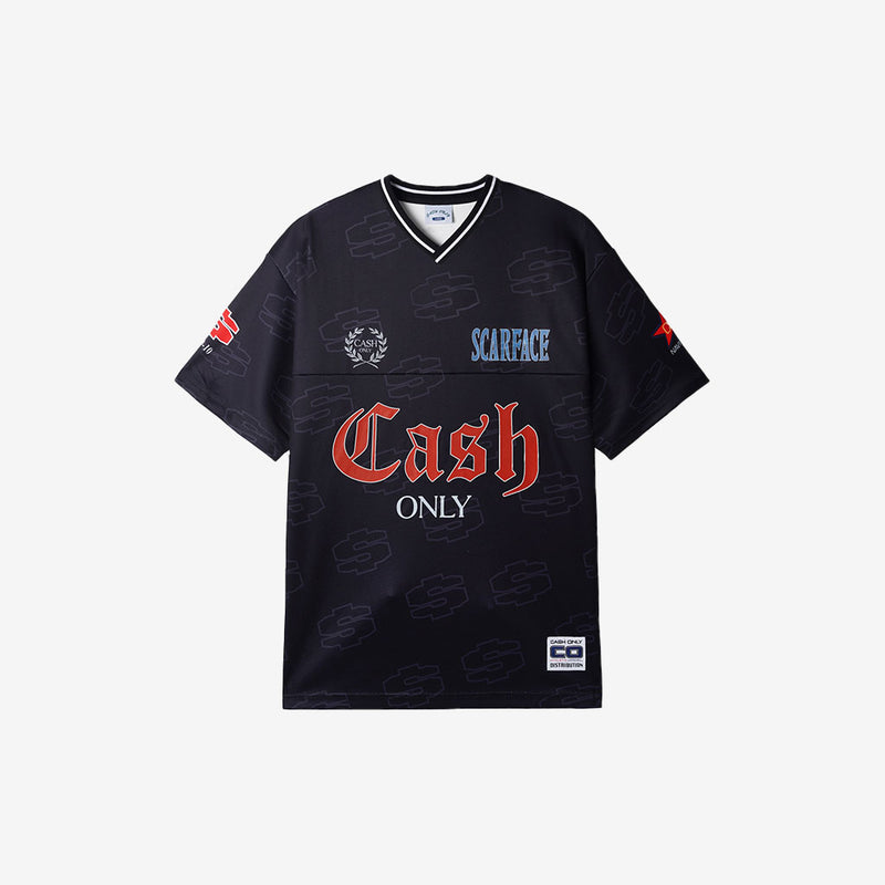 cash only tee shirt jersey training (black)