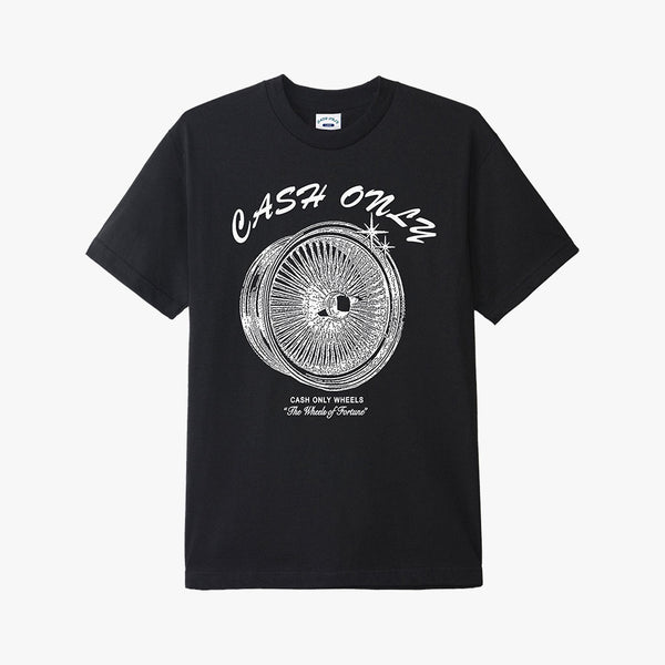 cash only tee shirt wheels (black)