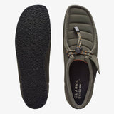 clarks shoes wallabee (khaki/quilted)