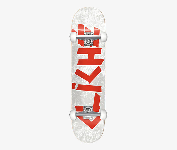 cliché skateboard complete scotch (red/white) 7.875