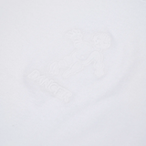 dancer tee shirt OG embossed logo (white)