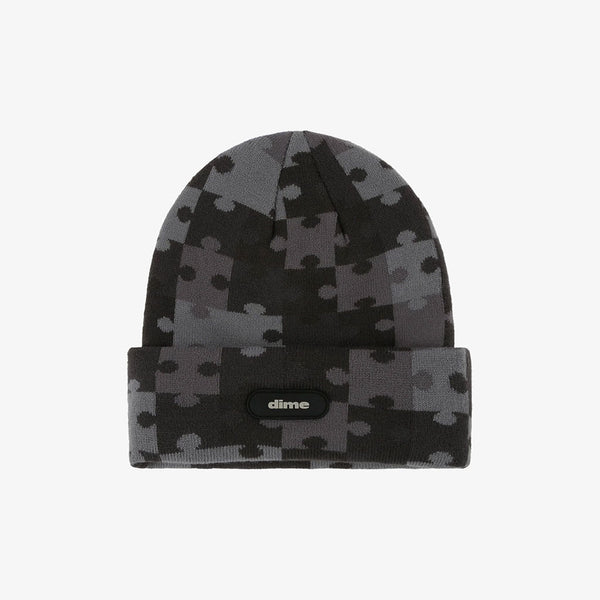 dime beanie puzzle fold (charcoal)
