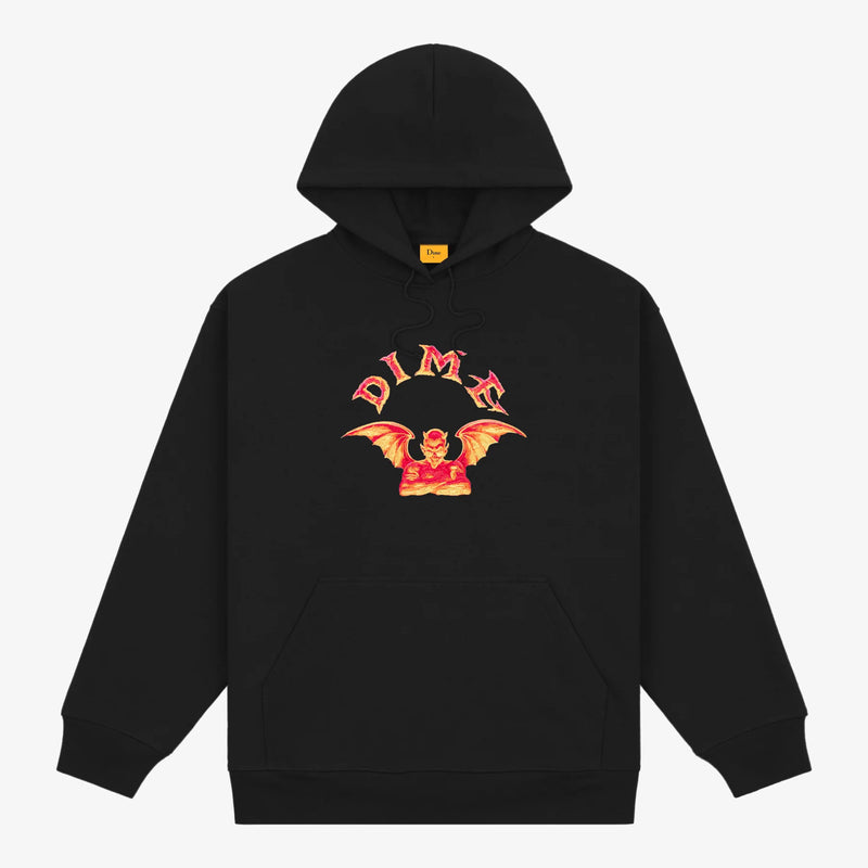 dime sweatshirt hood devil (black)