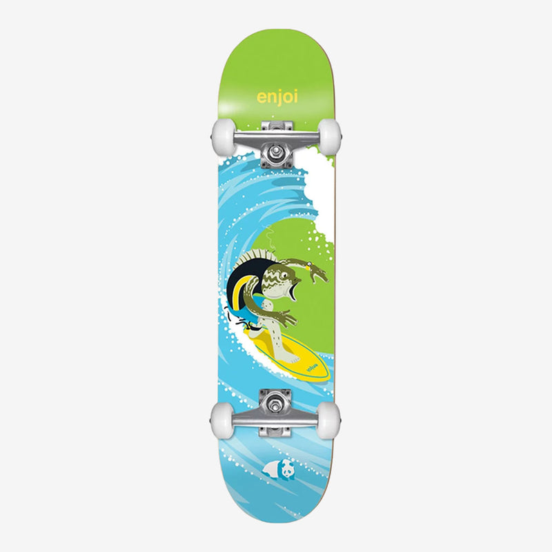 enjoi skateboard complete surfst up team (green) 8.25