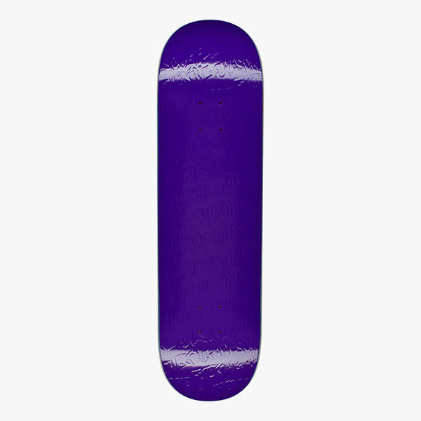 fucking awesome board stamp embossed team (purple) 8.5
