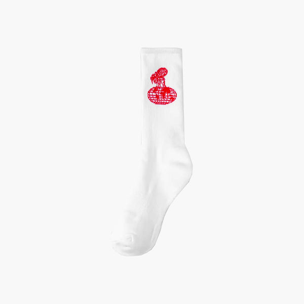 fucking awesome socks flea (white)