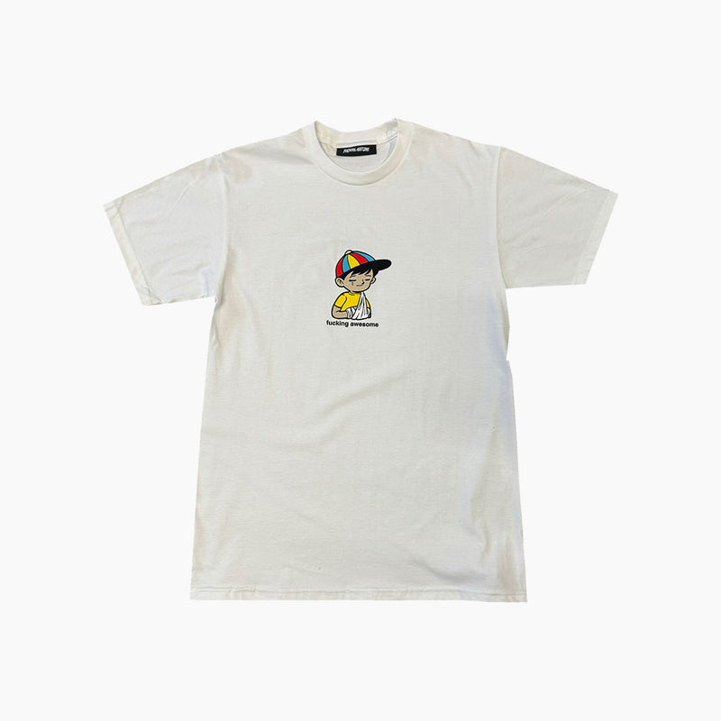 fucking awesome tee shirt wanto kid (white)