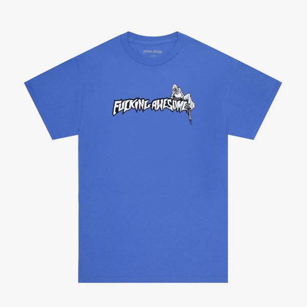 fucking awesome tee shirt muerte (flo blue)