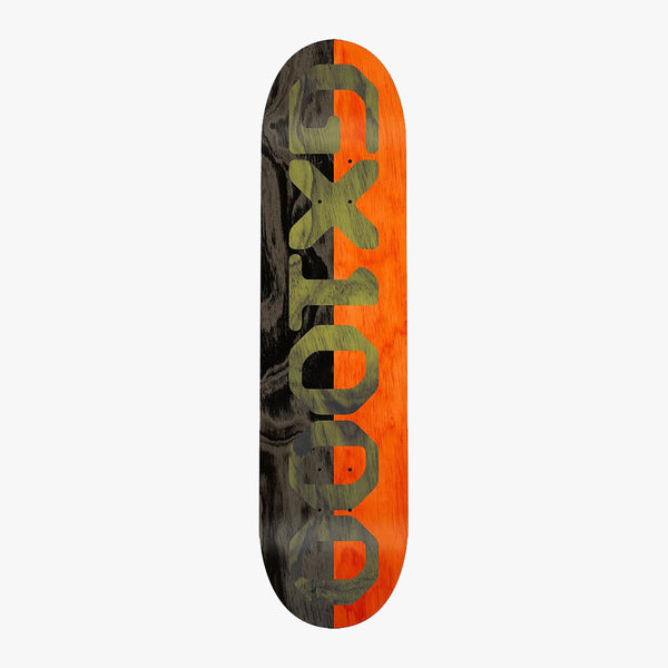 gx1000 board split veneer team (black/orange) 8.5