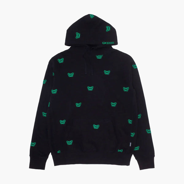 gx1000 sweatshirt hood butterfly (black)