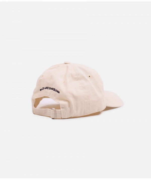 macba life cap baseball polo dad hat can logo (raw/black)
