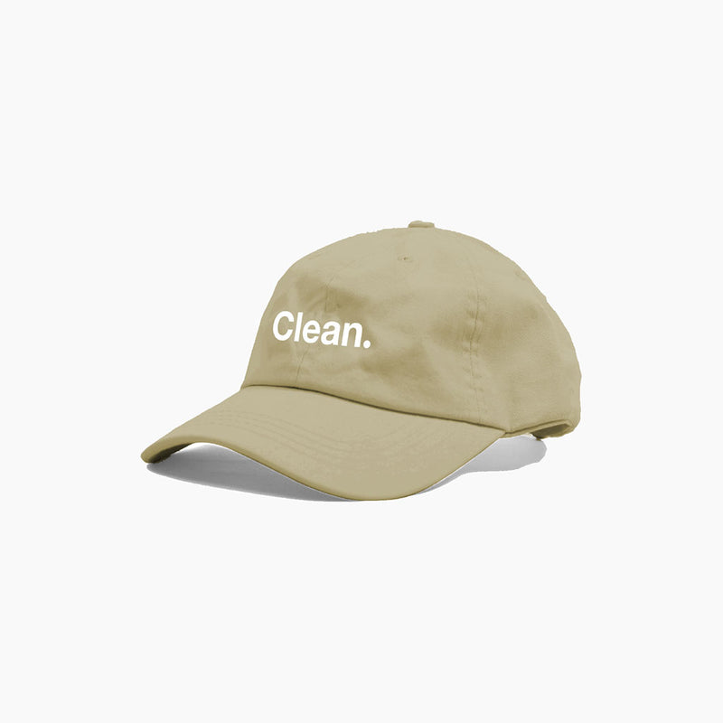 macba life cap baseball polo dad hat clean (sand)