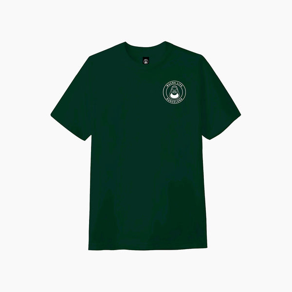 macba life tee shirt og logo (green/white)