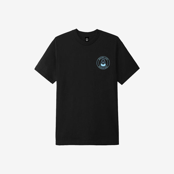 macba life tee shirt og logo (black/blue)