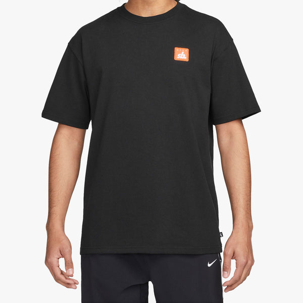 nike sb tee shirt patch embroidered (black)