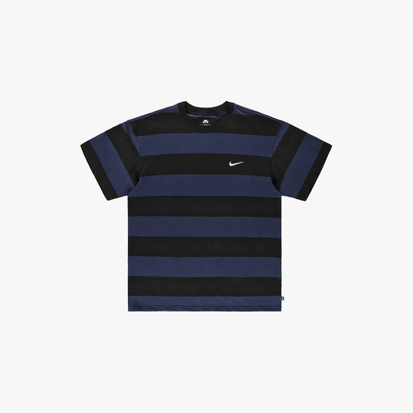 nike sb tee shirt stripe (midnight navy/black/white)