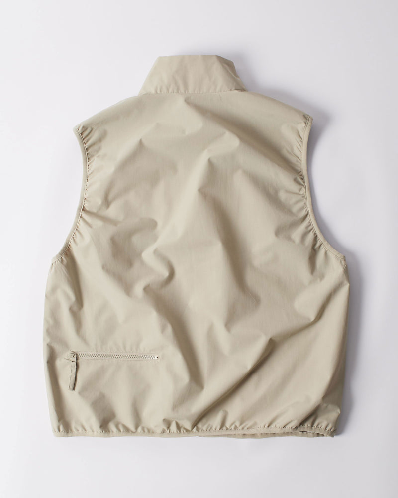 parra jacket vest ghost cave (tan) reversible