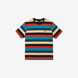 parra tee shirt stacked pets on striped (multi)