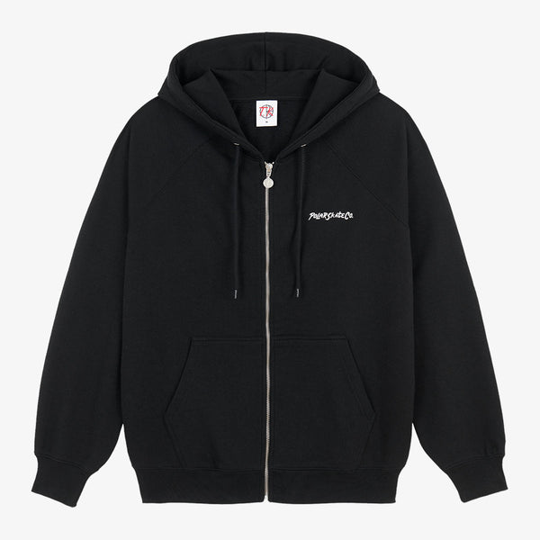 polar sweatshirt hooded zip 12 faces (black)