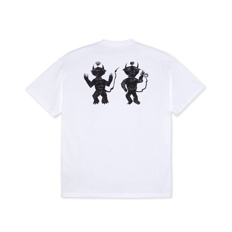 polar tee shirt little devils (white)