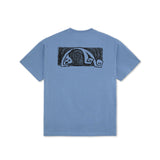 polar tee shirt yoga trippin (oxford blue)