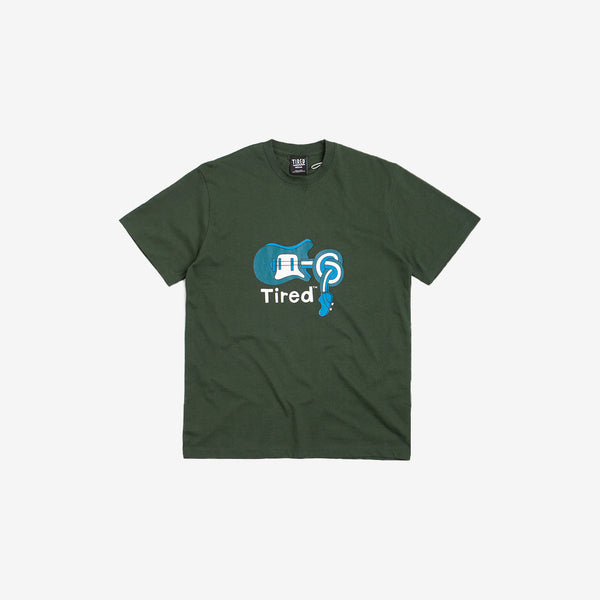 tired tee shirt spinal tap (forest green)