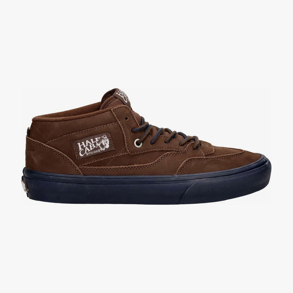 vans shoes skate half cab 92' (brown/navy) nick michel