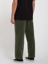 volcom pants cord modown relaxed tapered (squadron green)