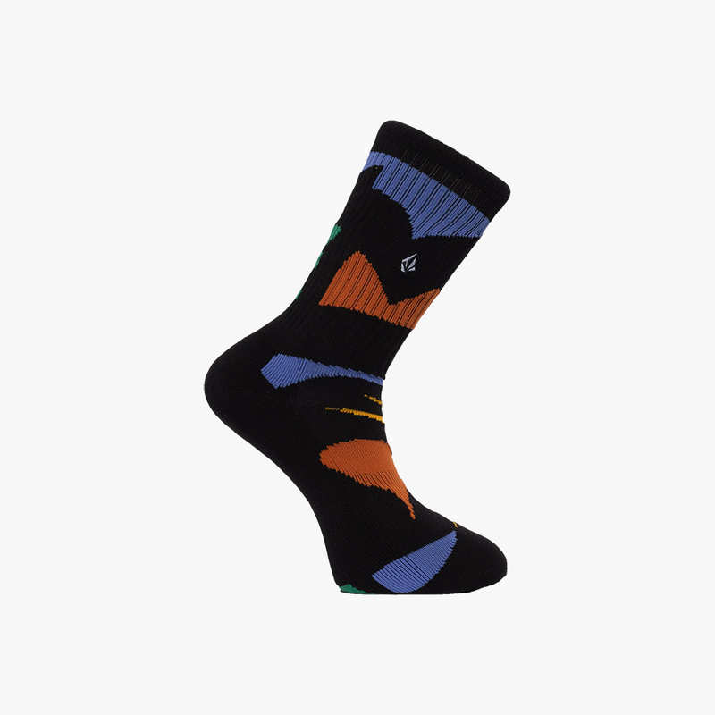 volcom socks fa arthur longo (black)