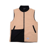amigos jacket vest polar (khaki/black)