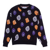 FA Botanical Knitted Black Sweater