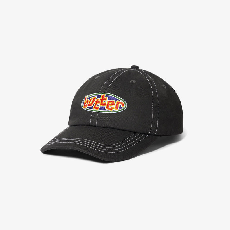 butter goods cap 6 panel scattered (charcoal)