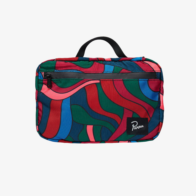 By Parra Distorted Waves Toiletry Bag (Multi)