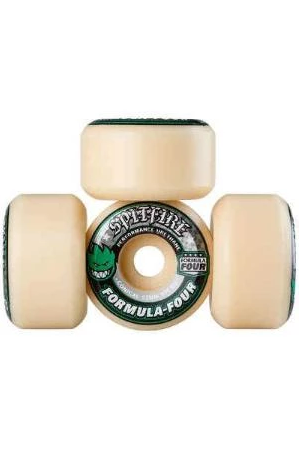 spitfire wheels formula four conical (green print) 101a 54mm